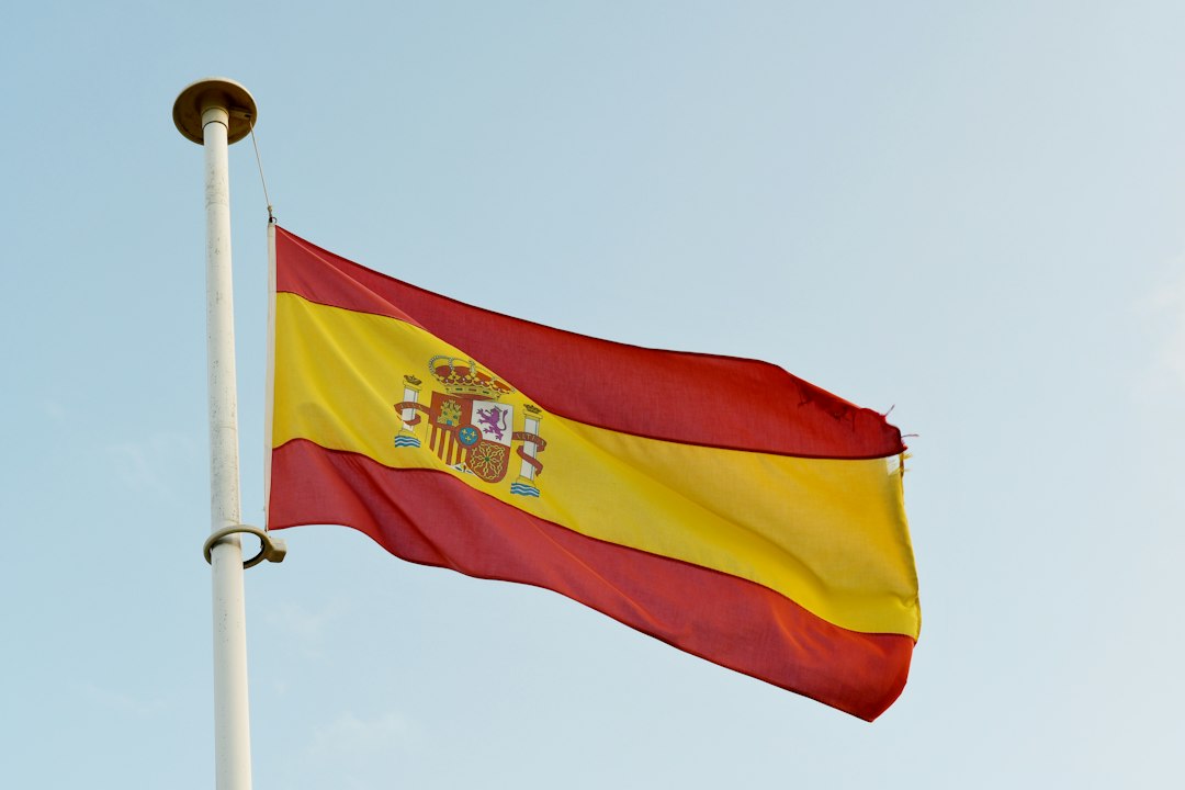 Bandera de España; fotografía ilustrativa