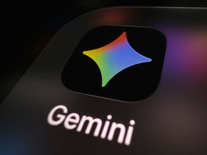 La aplicación Gemini de Google en un teléfono móvil