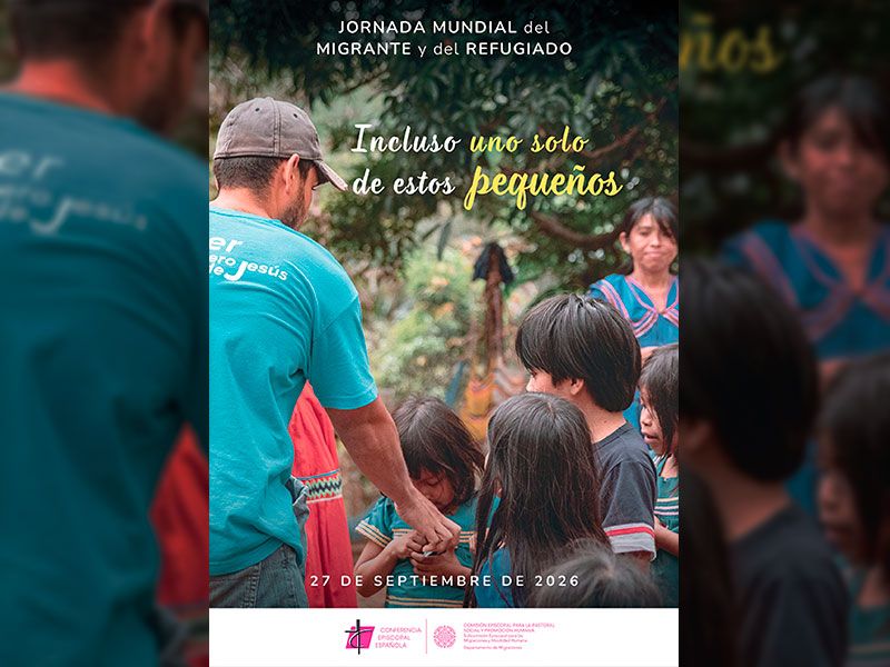 Cartel de la Jornada Mundial del Migrante y del Refugiado 2026