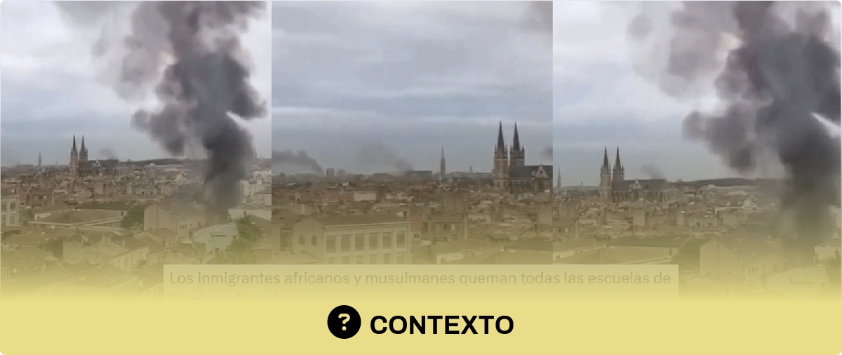 Maldita.es explica qué muestra un vídeo sobre incendios en escuelas de Burdeos